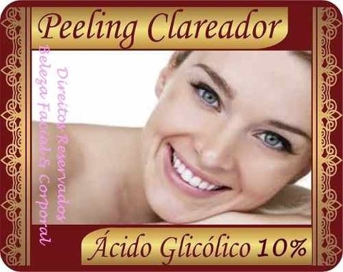 2 Ácidos Glicólico 10% Clareador + Sabonete Peeling 60ml na internet