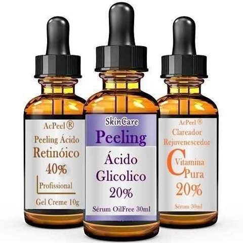 Ácido Retinoico 40% + Ácido Glicolico + Vitamina C+ Sabonete