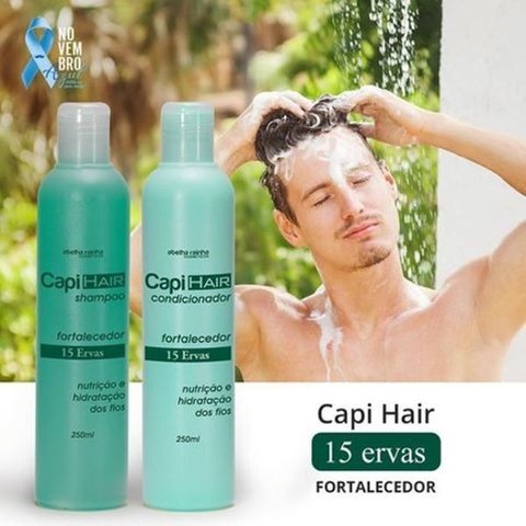 Shampoo Condicionador Fortalecedor 15 Ervas Capi Hair