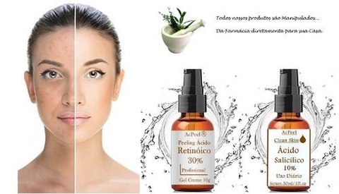 Ácido Retinóico 30% + Salicilico 10% +sabonete Peeling 110ml