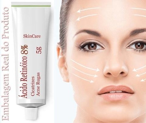 Ácido Retinóico 8% 5g Puro Original