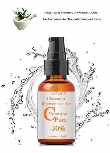 2 Vitaminas C 30% 30ml + Sabonete Pré E Pós 60ml