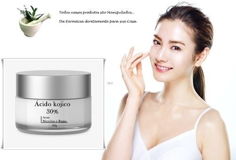 Peeling Ácido Kojico Puro 30% 30g + Sabonete 60 Ml