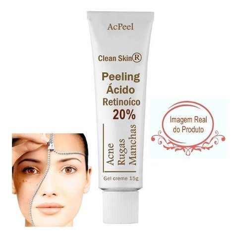 Acido Retinóico 20% + Cimel + Sabonete Pré Peeling 60ml