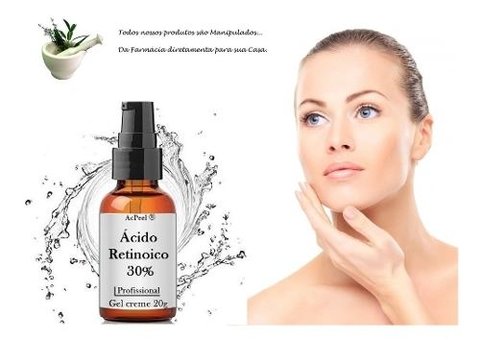Acido Retinóico 30% + Sabonete 60ml + Protetor + Vitamina C