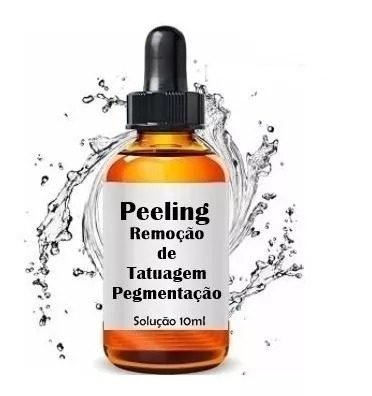 Peeling Ácido Removedor De Tatuagens E Micro Pigmentações