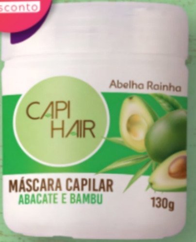 Banho De Creme Fortalecedor Abacate E Bambu-capi Hair- A. R.