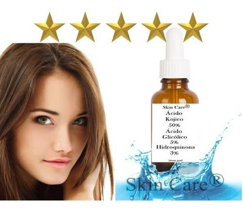 Ácido Kojico 50% Ácido Glicolico 5% Hidroquinona 3% 30ml