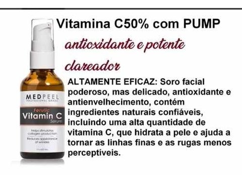 Vitamina C Com Pump 30 Ml