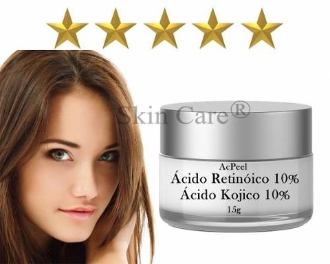 Ácido Retinoico 10% Com Ácido Kojico 10% + Sabonete 110ml