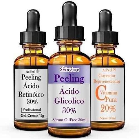 Ácido Retinoico 30% + Ácido Glicolico + Vitamina C+ Sabonete