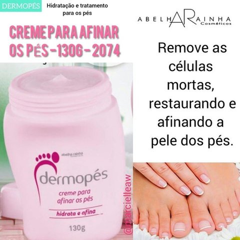 Creme Para Tratamento Cosmético Dos Pés - Dermopés - Clean Face Skin