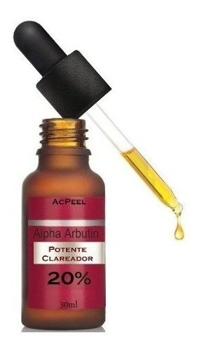 Alpha Arbutin Peeling Clareador 30ml 20% ( Acne, Manchas) (t
