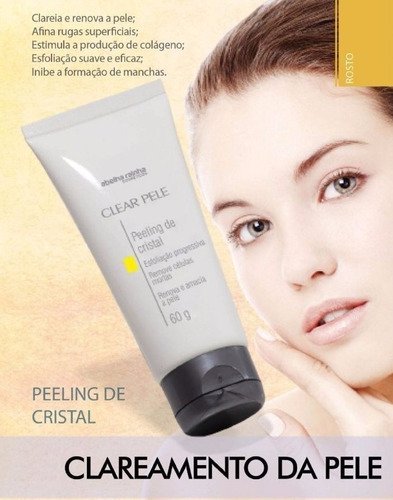 Dois (2) Peeling De Cristal Clear Pele Clear Pele