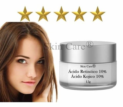 Ácido Retinóico 10% Ácido Kojico 10% + Sabonete Pré Peeling