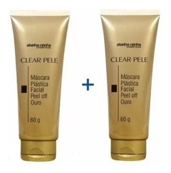 2 Máscaras De Ouro Rejuvenescedora Clareadora Clear Pele