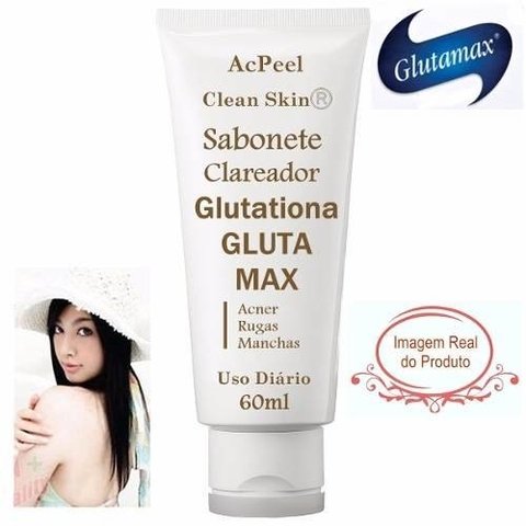 Sabonete Peeling Glutationa Max 60ml ( Leve Descamação)
