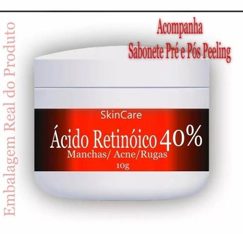 Ácido Retinoico 30% 10g Puro Peeling + Sabonete 60ml