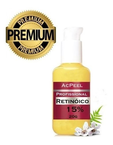 Acido Retinoico 15% Puro + Sabonete Pré E Pós Peeling 60ml