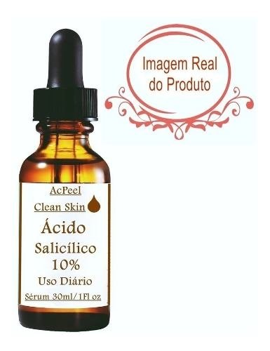 Sérum Ácido Salicílico 10% Clareador Para Peles Oleosas 30ml