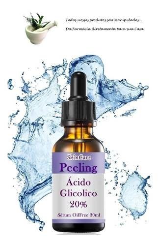 Ácido Glicólico 20% Peeling 30ml + Sabonete Peeling 60ml