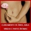 6 Clareadores Partes Intimas Virilha, Axila 30g - Clean Face Skin