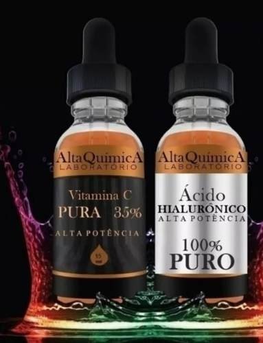 Vitamina C 35 % 30 Ml+ácido Hialurônico 30 Ml