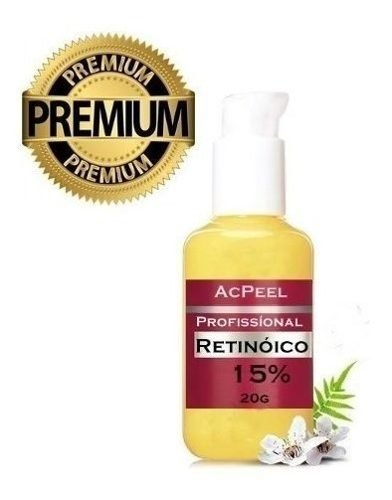 Acido Retinóico 15% Puro + Sabonete Peeling 60ml (caracteris