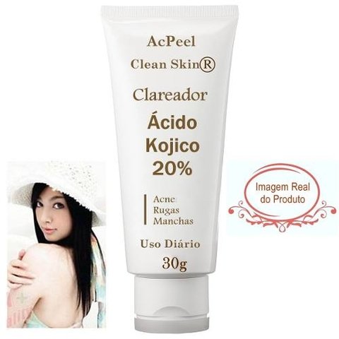 Ácido Kojico 20% 30g + Ácido Glicólico 10% 30g+ Sabonete
