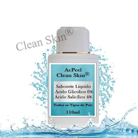 5 Sabonetes Ácido Glicolico 6% Salicílico 4% 110ml Diário
