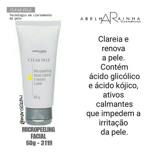 Micropeeling Facial - Clear Pele - Abelha Rainha