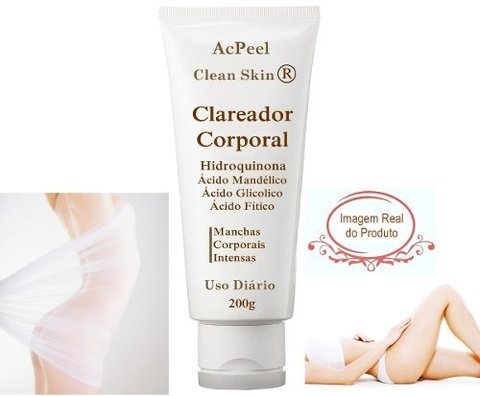 Hidratante Clareador Corporal E Facial 200ml
