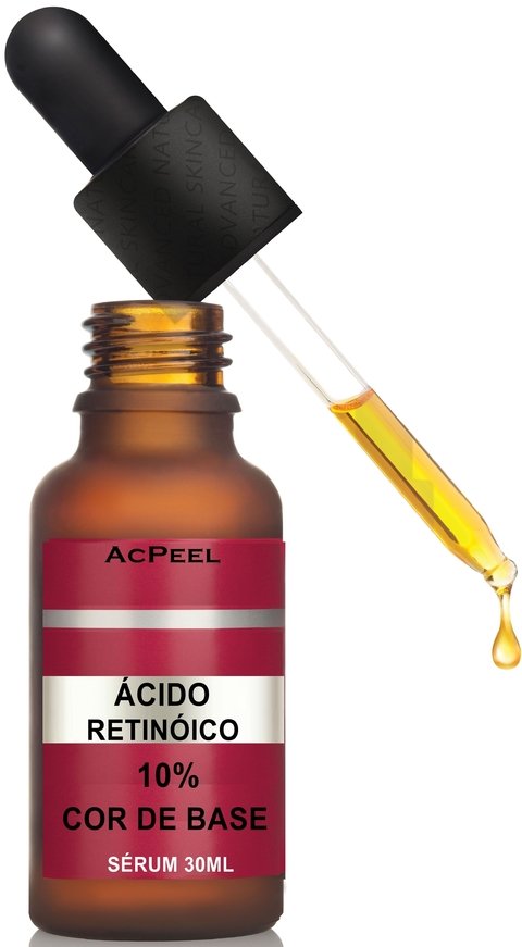 Ácido Retinoico 10% Puro Cor Base 30ml + Sabonete Peeling 60ml