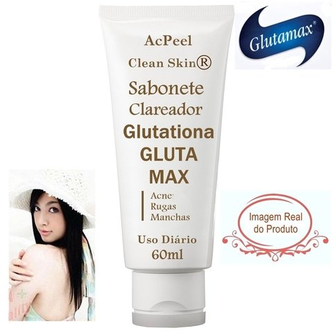 Sabonete Peeling Glutationa Max 60ml ( Leve Descamação)