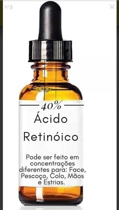 Ácido Retinoico 10% 20% 40% 30 Ml Manchas Facial E Corporal