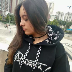 Moletom Anarquia Oldschool Canguru (ÚLTIMA PEÇA TAM. G) na internet