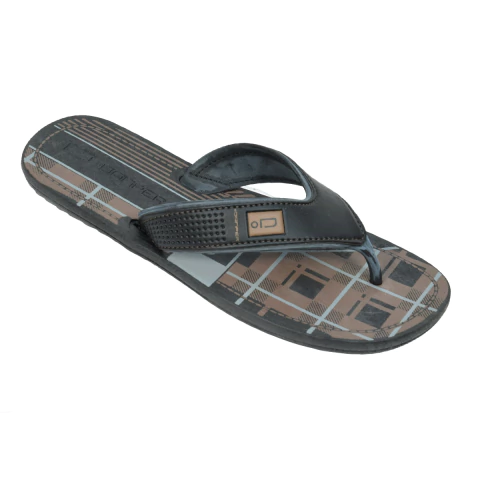 Ojotas Estampadas Negro Alfa Calzados (6038161)