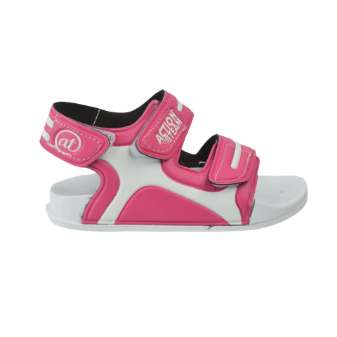 Sandalias Baby Rosa Blanco Action Team (00162)