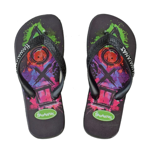 Ojotas Math Gamer Negro Kids Hawaianas (80595)