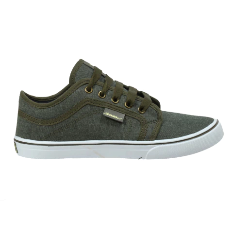 Zapatillas Urbanas Lona Verde Shadow (41902)