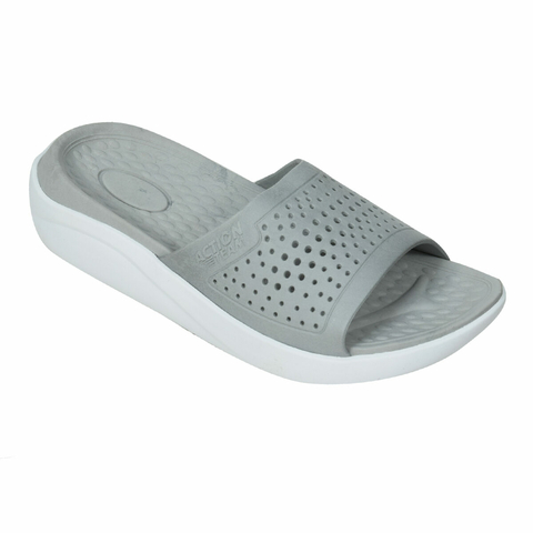Ojotas Faja Blanco-Gris Action Team (00123)