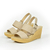 Imagen de Sandalias Doble Tira Con Taco Beige Ziofra (4853)