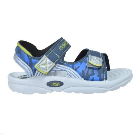 Sandalias De Goma Azul-Verde Prowess (7531)