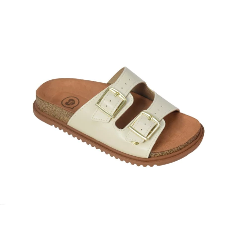 Sandalias Doble Hebilla Blanco Off Molekinha (23571031)