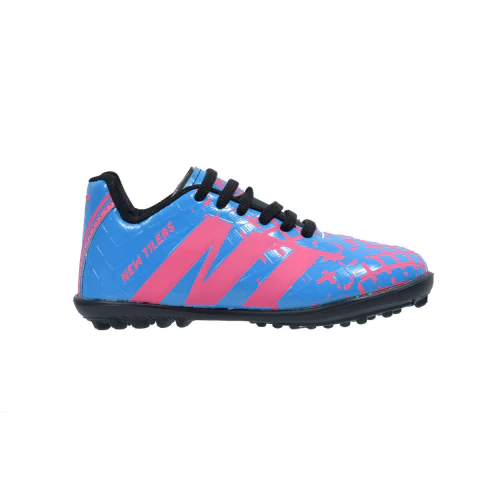 Botines De Futbol Simon Turquesa-Fucsia New Tilers (95034)