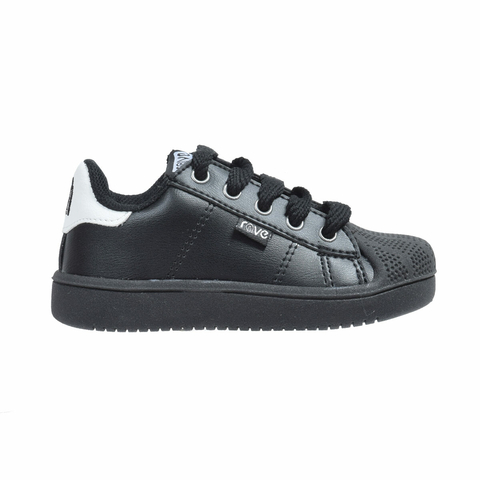 Zapatillas Urbanas Garay Negro-Blanco Baby Rave (14301)