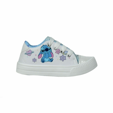 Zapatillas Urbanas Prusiano Stitch Blanco Calzados Gusti (78001)