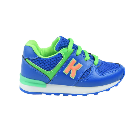 Zapatilla Cordon Azul Verde Klivers (001001)