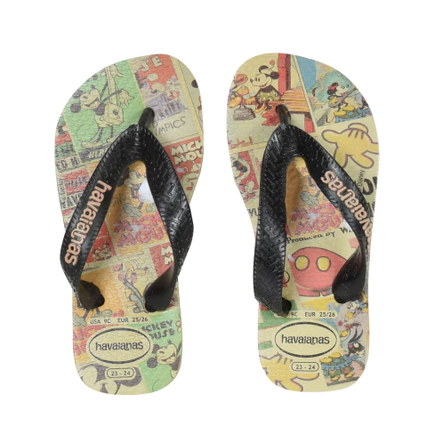 Ojotas Niños Havaianas Disney Stylish Gris (35001)