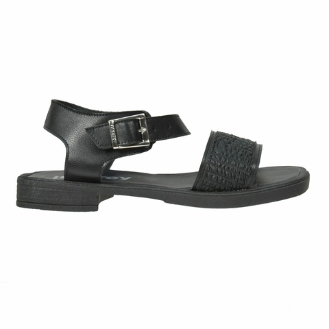 Sandalia Faja Pulsera Negro Rhiner (03141)
